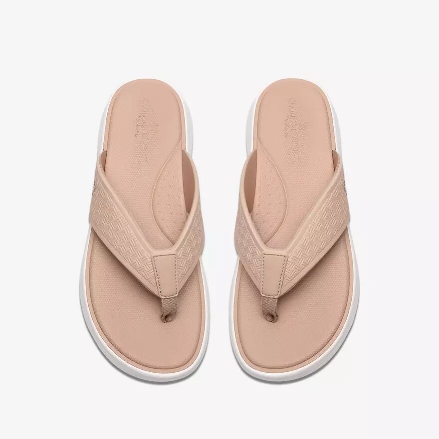 Chanclas Solevana Post para mujer en color arena Chanclas Solevana Post para mujer en color arena
