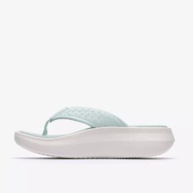 Chanclas Solevana Post para mujer en verde espuma de mar