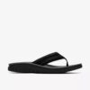 Chanclas Wesley Surf de cuero negro para hombre Chanclas Wesley Surf de cuero negro para hombre