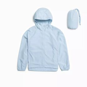 Chaqueta plegable azul