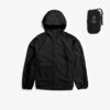 Chaqueta plegable negra