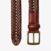 Cinturón de cuero trenzado para hombre Cinturón de cuero trenzado para hombre