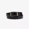 Cinturones reversibles para hombre en negro y marrón claro