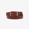 Cinturones reversibles para hombre en negro y marrón claro