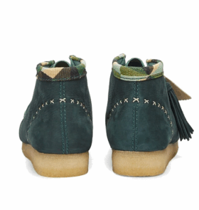 Clarks x END. Botas Wallabee «Artisan Craft – Verde» 26172494