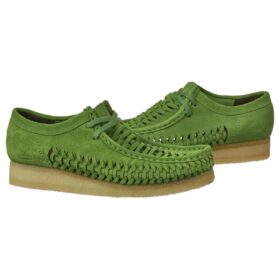 Clarks x Supreme Woven Wallabee «Green» 26160848
