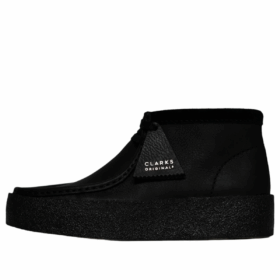Clarks x Vandy The Pink Skeleton Wallabee V2 de charol «Negro» 26163169