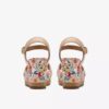 Cuñas blancas «Chicly Floral» para mujer