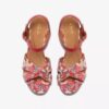 Cuñas «Chicly Floral» con estampado rojo para mujer Cuñas «Chicly Floral» con estampado rojo para mujer