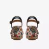 Cuñas «Chicly Floral» negras para mujer Cuñas «Chicly Floral» negras para mujer