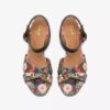 Cuñas «Chicly Floral» negras para mujer Cuñas «Chicly Floral» negras para mujer