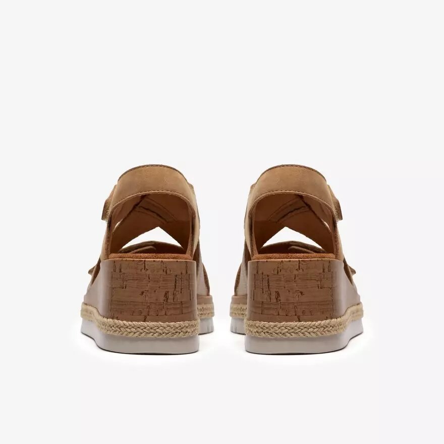Cuñas combinadas Kidiki Sun Beige para mujer Cuñas combinadas Kidiki Sun Beige para mujer