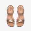 Cuñas de cuero combinadas Kacha Twist para mujer, color topo, de Us Cuñas de cuero combinadas Kacha Twist para mujer, color topo, de Us