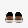 Cuñas de cuero negro «Diaz» para mujer