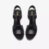 Cuñas de cuero negro Sabina Hope para mujer Cuñas de cuero negro Sabina Hope para mujer