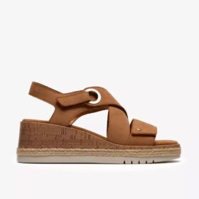 Cuñas de nubuck color «Sun Tan» de Kidiki para mujer