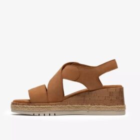 Cuñas de nubuck color «Sun Tan» de Kidiki para mujer