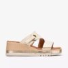 Cuñas de piel color crema Kidiki Cove para mujer