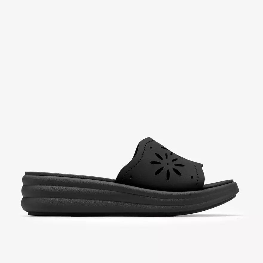 Cuñas Drift Floral negras para mujer Cuñas Drift Floral negras para mujer