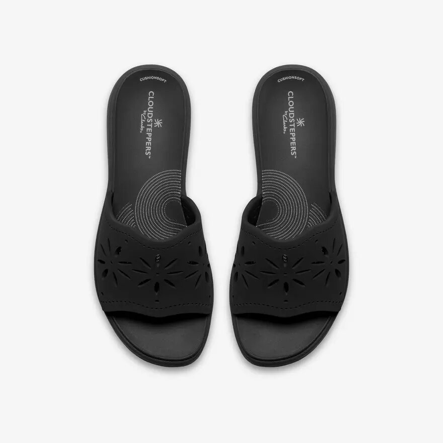 Cuñas Drift Floral negras para mujer Cuñas Drift Floral negras para mujer