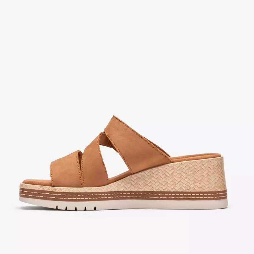 Cuñas Kidiki Cove para mujer, en nubuck color tostado Cuñas Kidiki Cove para mujer, en nubuck color tostado