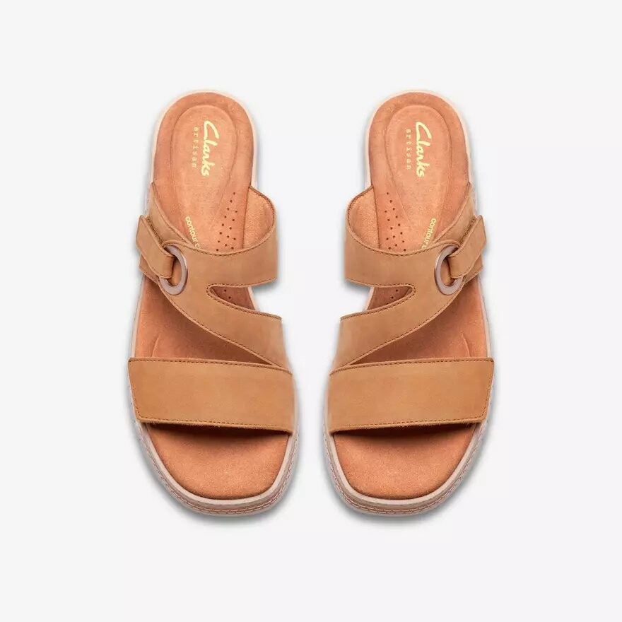 Cuñas Kidiki Cove para mujer, en nubuck color tostado Cuñas Kidiki Cove para mujer, en nubuck color tostado