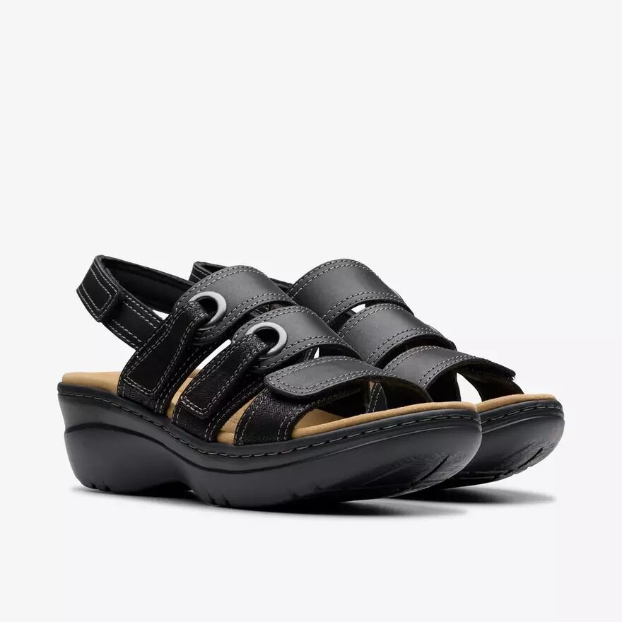 Cuñas Merliah2 Bali para mujer, en negro Cuñas Merliah2 Bali para mujer, en negro