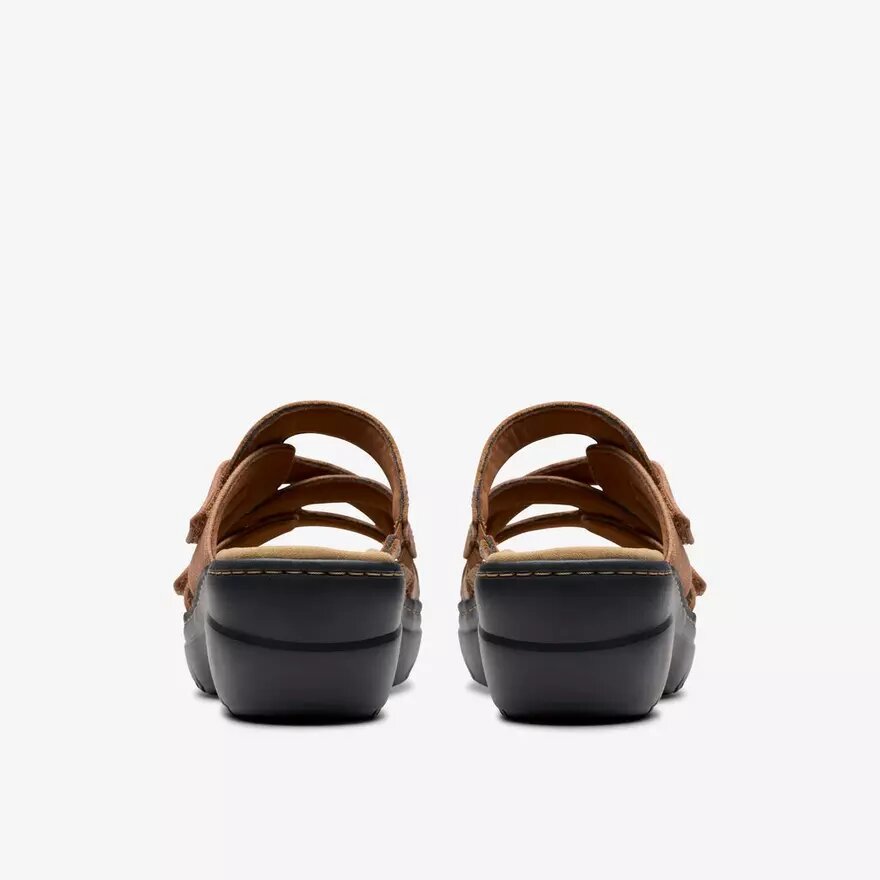 Cuñas Merliah2 Cove de piel color tostado para mujer Cuñas Merliah2 Cove de piel color tostado para mujer