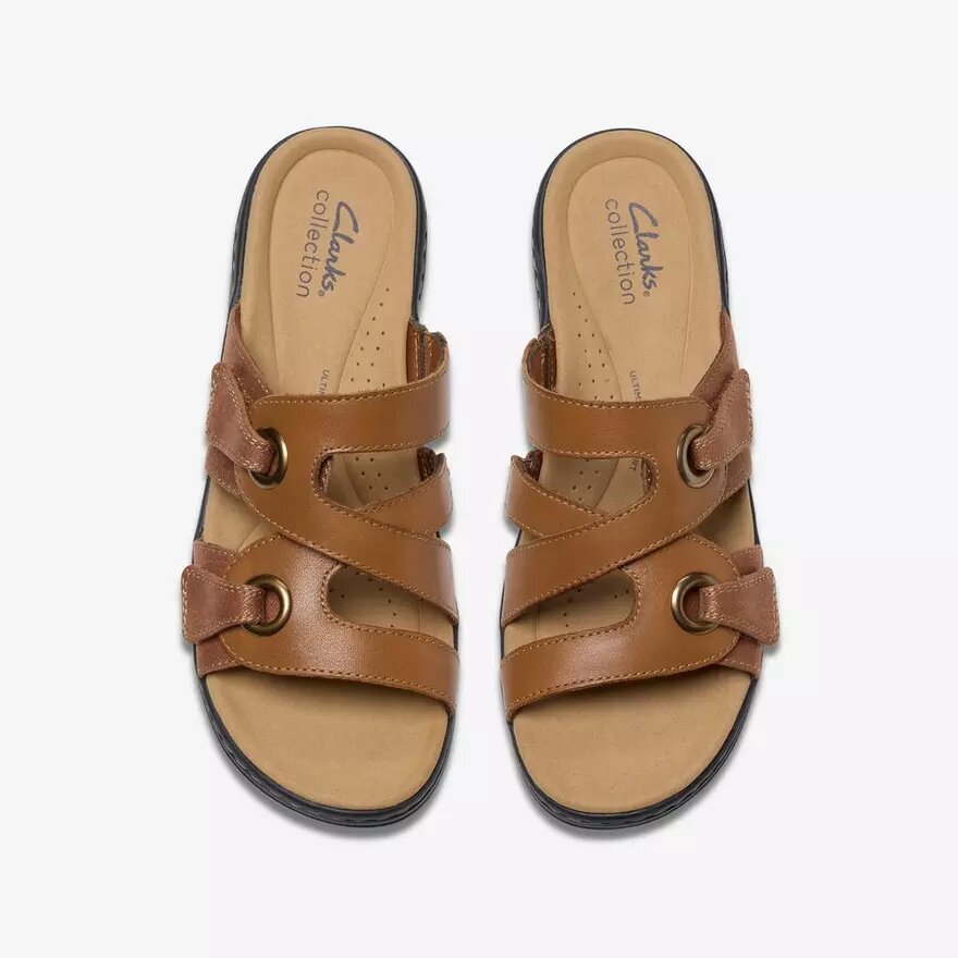 Cuñas Merliah2 Cove de piel color tostado para mujer Cuñas Merliah2 Cove de piel color tostado para mujer