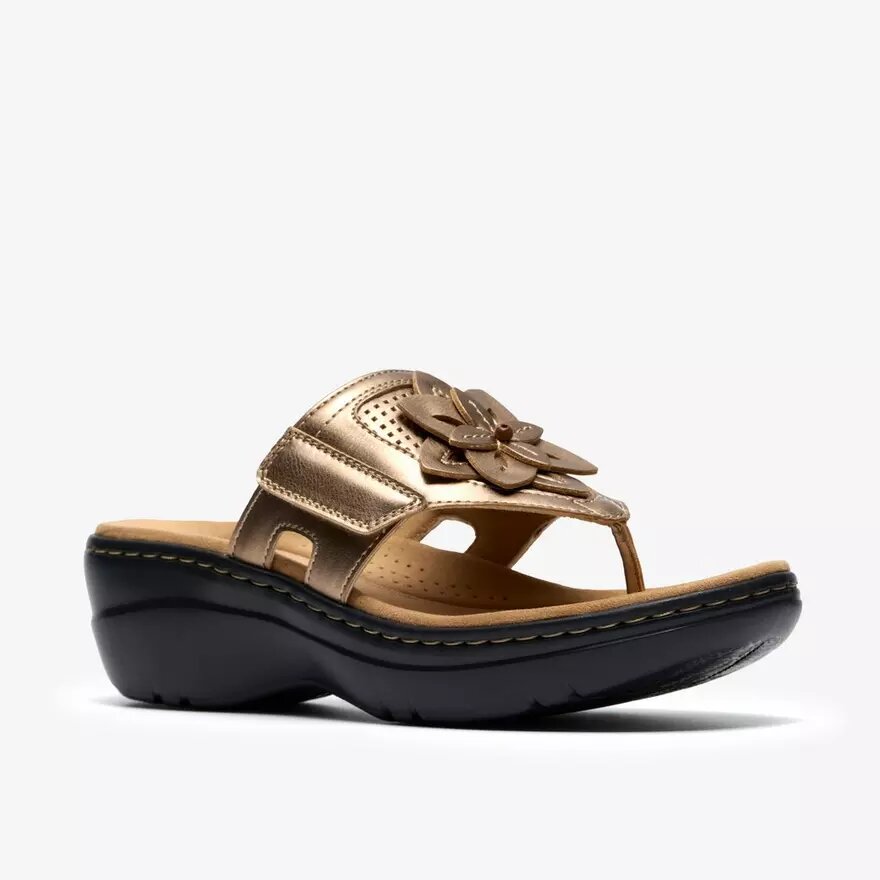 Cuñas Merliah2 Kyla doradas metalizadas para mujer Cuñas Merliah2 Kyla doradas metalizadas para mujer