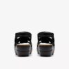 Cuñas Merliah2 Ruby de cuero negro para mujer