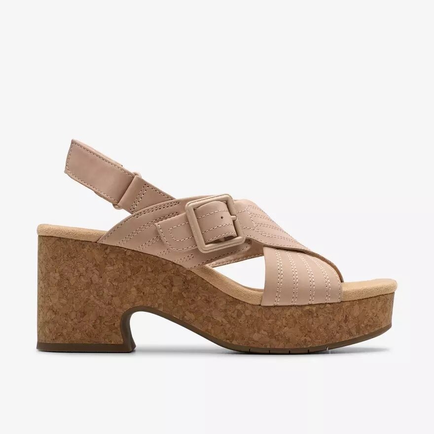 Cuñas Nerisa West de nubuck arena para mujer Cuñas Nerisa West de nubuck arena para mujer