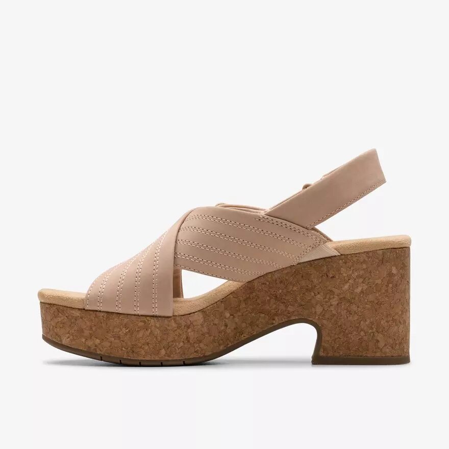 Cuñas Nerisa West de nubuck arena para mujer Cuñas Nerisa West de nubuck arena para mujer
