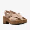 Cuñas Nerisa West de nubuck arena para mujer Cuñas Nerisa West de nubuck arena para mujer