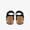 Cuñas Nerisa West de nubuck negro para mujer Cuñas Nerisa West de nubuck negro para mujer