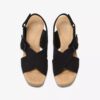 Cuñas Nerisa West de nubuck negro para mujer Cuñas Nerisa West de nubuck negro para mujer
