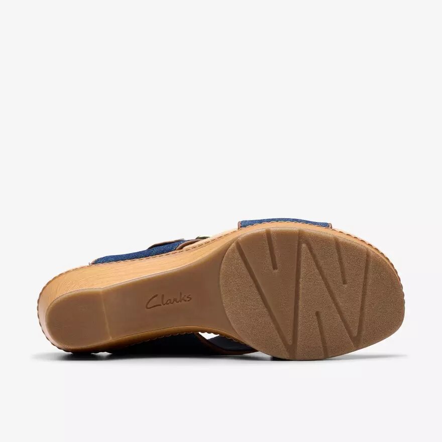 Cuñas Seannah Nora en denim oscuro para mujer Cuñas Seannah Nora en denim oscuro para mujer