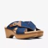 Cuñas Seannah Nora en denim oscuro para mujer Cuñas Seannah Nora en denim oscuro para mujer