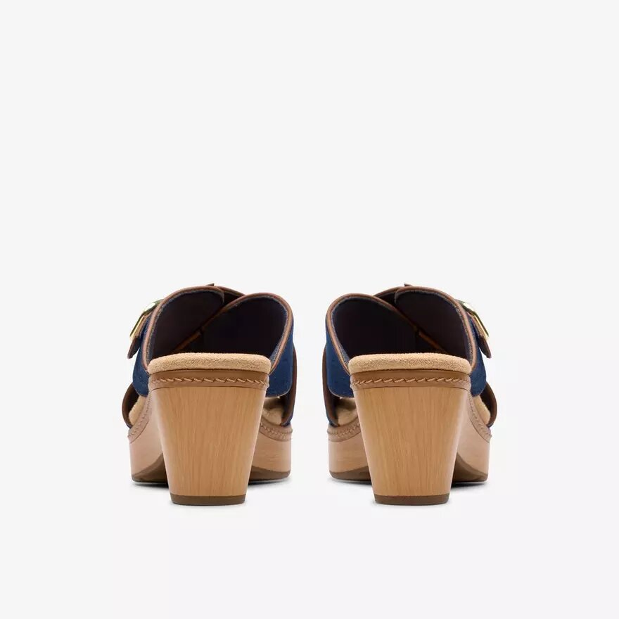 Cuñas Seannah Nora en denim oscuro para mujer Cuñas Seannah Nora en denim oscuro para mujer