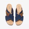Cuñas Seannah Nora en denim oscuro para mujer Cuñas Seannah Nora en denim oscuro para mujer