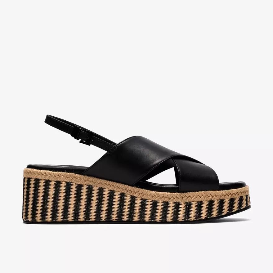 Cuñas Tessiah Cross2 negras para mujer Cuñas Tessiah Cross2 negras para mujer