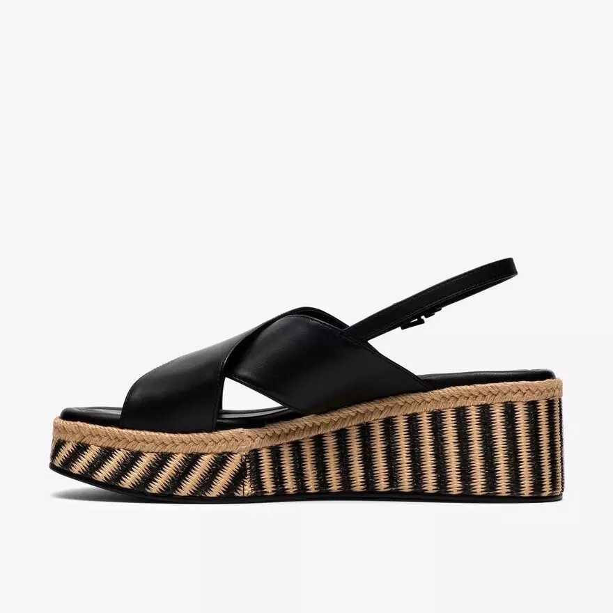 Cuñas Tessiah Cross2 negras para mujer Cuñas Tessiah Cross2 negras para mujer