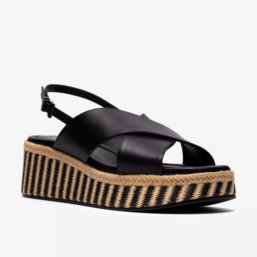 Cuñas Tessiah Cross2 negras para mujer Cuñas Tessiah Cross2 negras para mujer
