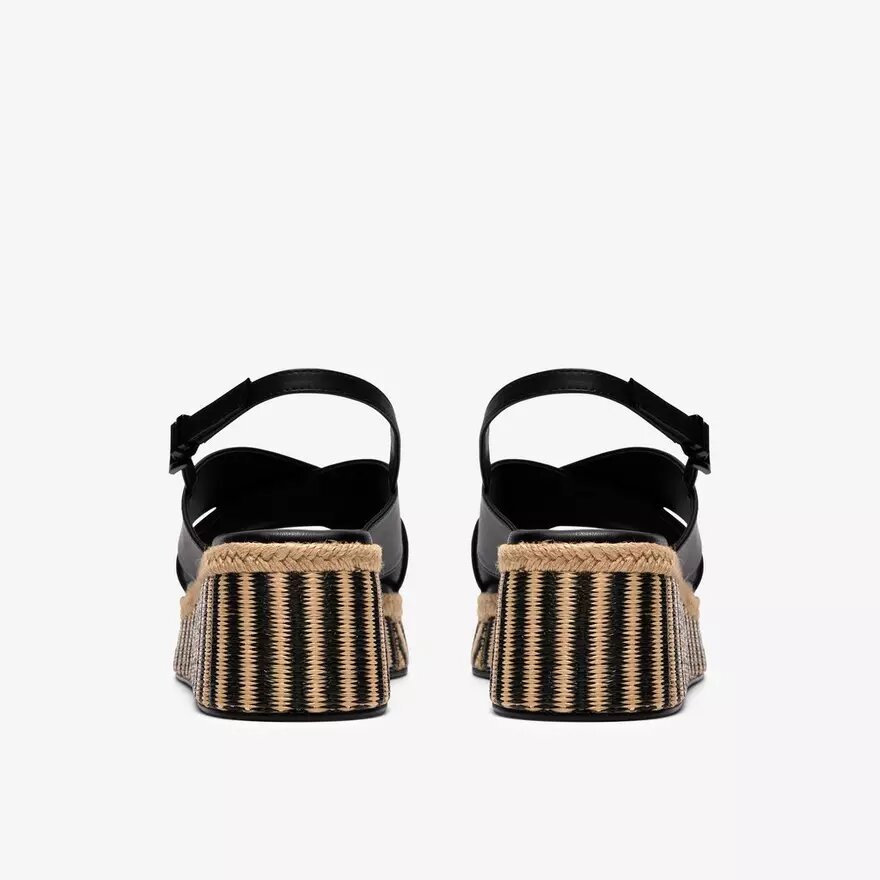 Cuñas Tessiah Cross2 negras para mujer Cuñas Tessiah Cross2 negras para mujer