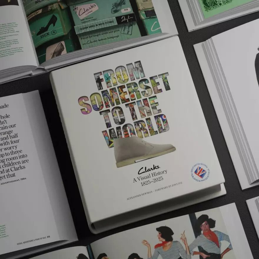 De Somerset al mundo: clarks, un libro de historia visual 1825–2025 De Somerset al mundo: clarks, un libro de historia visual 1825–2025