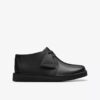 Desert Trek Desert Boot para niños mayores, de piel negra