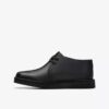 Desert Trek Desert Boot para niños mayores, de piel negra