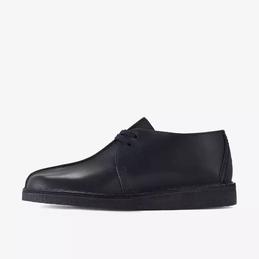 Desert Trek para hombre en piel lisa negra Desert Trek para hombre en piel lisa negra