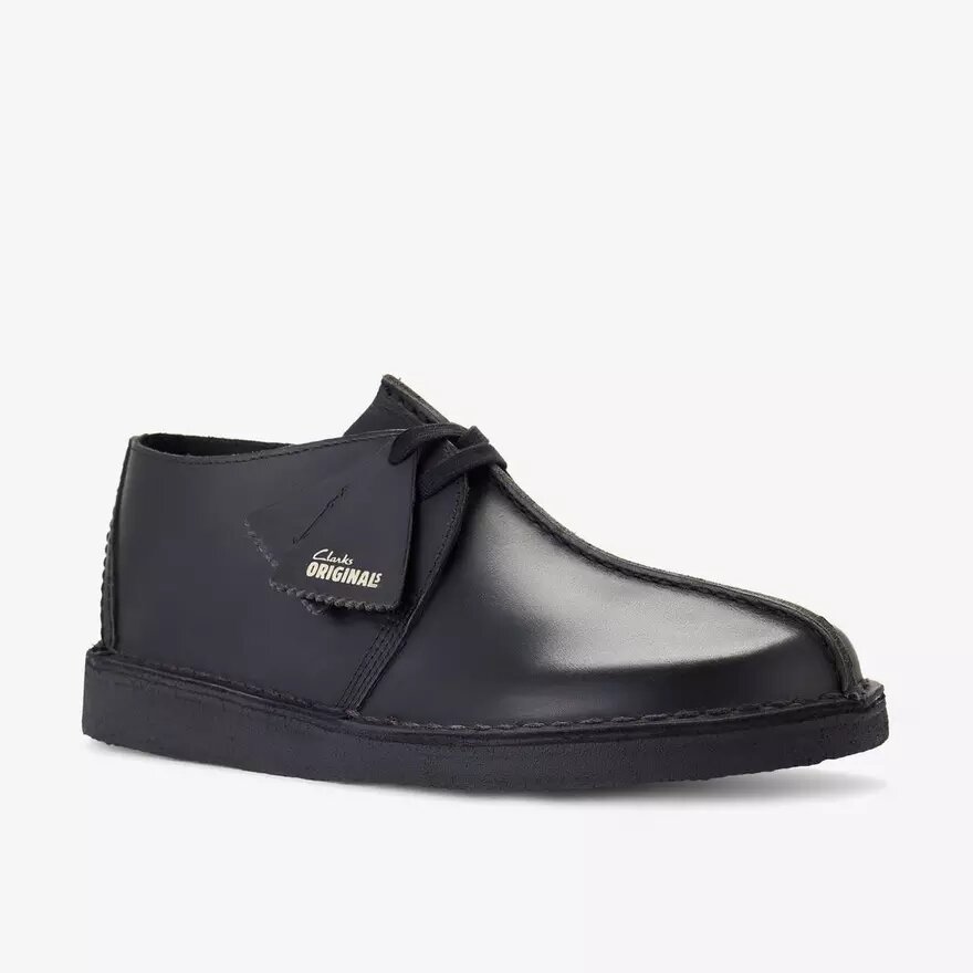 Desert Trek para hombre en piel lisa negra Desert Trek para hombre en piel lisa negra
