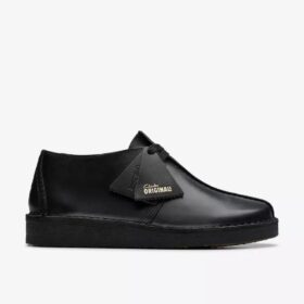 Desert Trek para mujer, en piel lisa negra